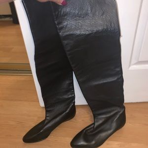 Michael Kors Collection Calf-Leather Boots